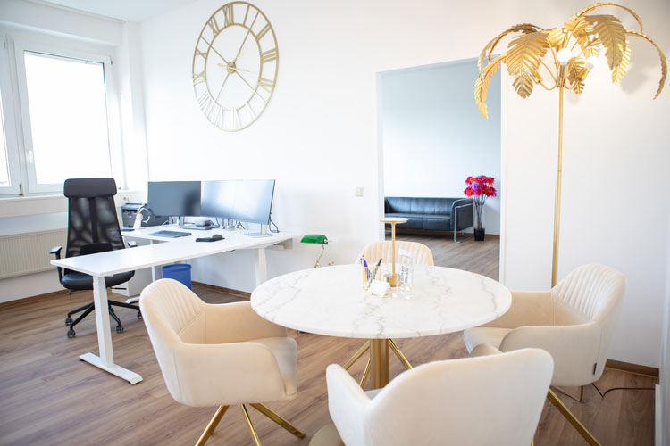 Einblick in das Büro von der Steuerkanzlei Vogelgesang